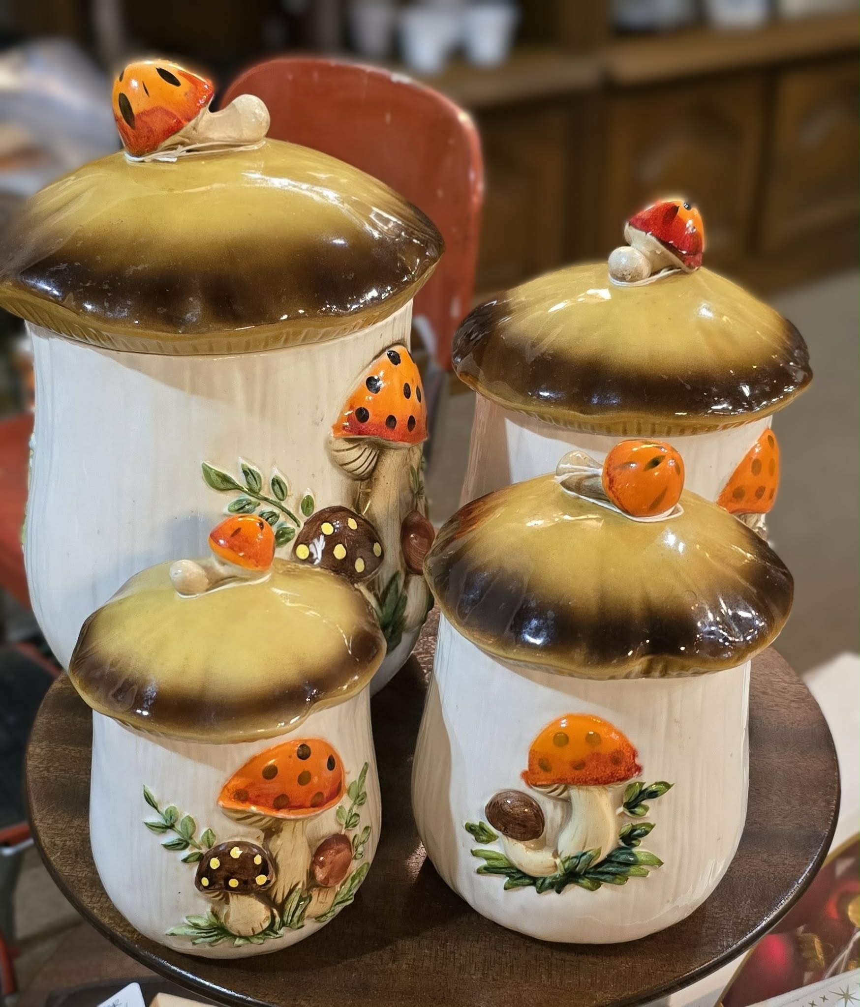 Merry Mushroom Cannister Set